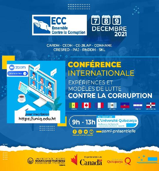 Conférence internationale Expériences et modèles de lutte contre la Corruption